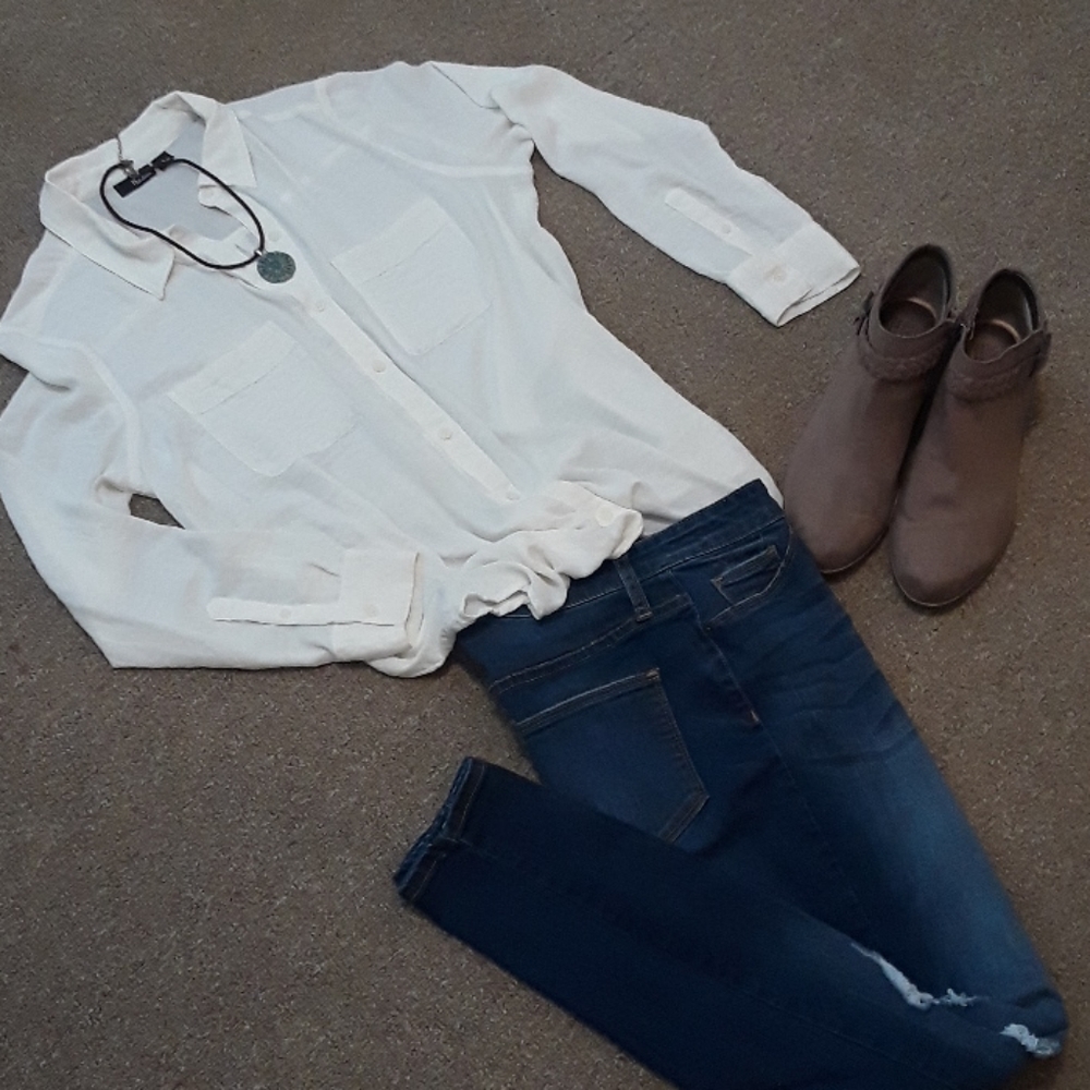 ANA sheer blouse